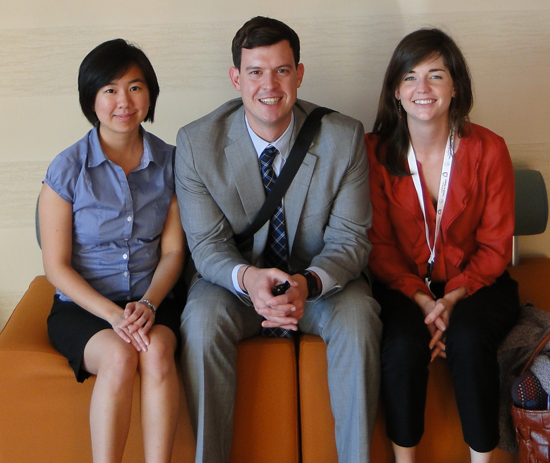 Patty Liao, Michael Yates, and Meghan Reynard