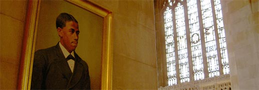 Portrait of Edward Bouchet. Taken by Henry Trotter in 2005.